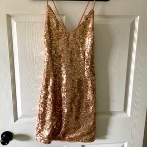 Sequins Rose Golf Dress